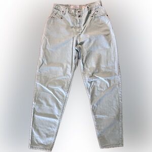 aqua blue vintage 90’s high waisted zena jeans